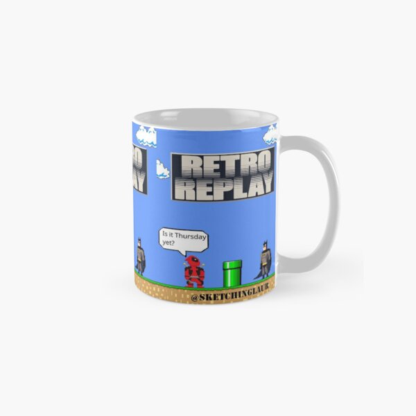 Retro Replay -The ORIGINAL design created and used by the Retro Replay Show Classic Mug RB0301 product Offical theused Merch