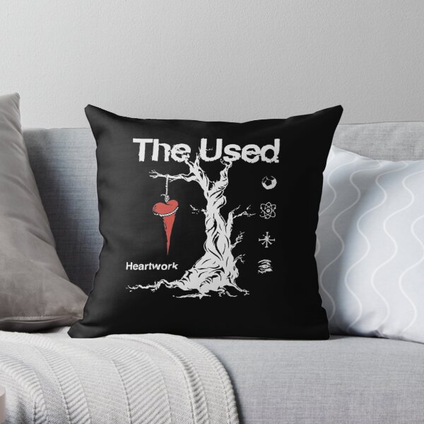 The used band  Throw Pillow RB0301 product Offical theused Merch