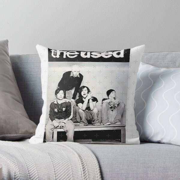 The used Band Classic  Throw Pillow RB0301 product Offical theused Merch