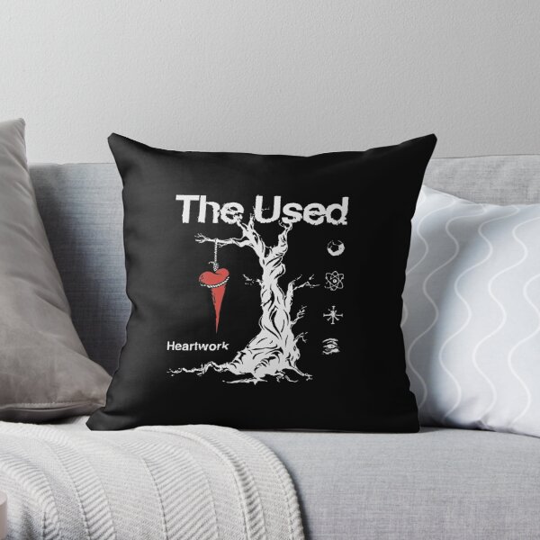The used band   Throw Pillow RB0301 product Offical theused Merch