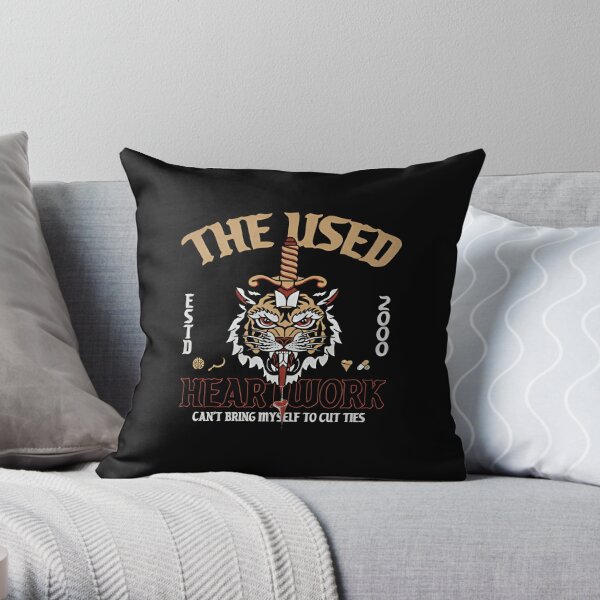 sword tiger Throw Pillow RB0301 product Offical theused Merch