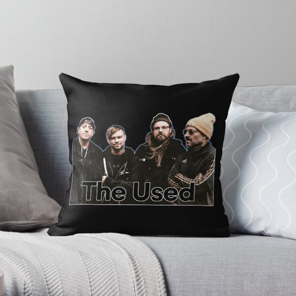 The used band members Throw Pillow RB0301 product Offical theused Merch