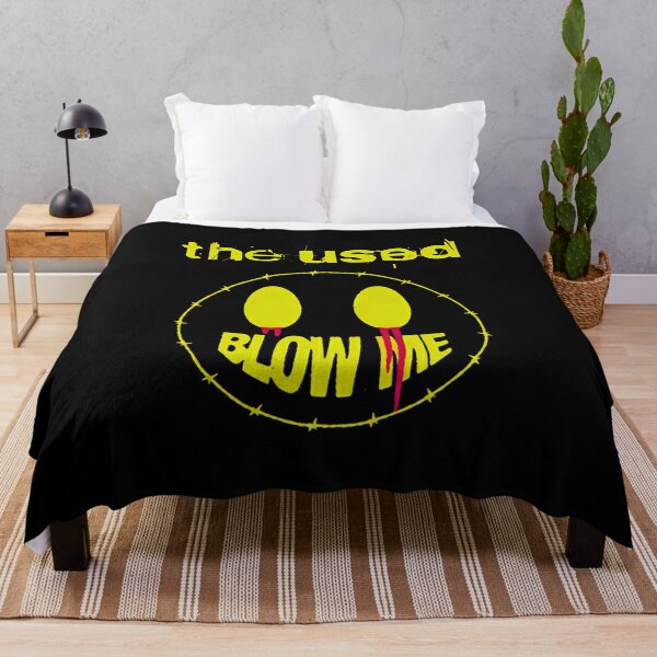 smile yellow Throw Blanket RB0301 product Offical theused Merch