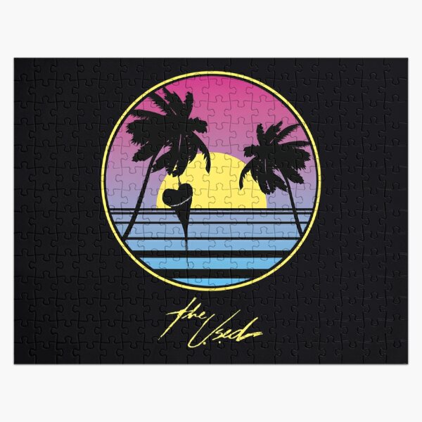 The Used Neon Palm Trees v2 	 		 Jigsaw Puzzle RB0301 product Offical theused Merch