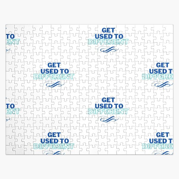Get Used to Different Blue 2 Jigsaw Puzzle RB0301 product Offical theused Merch